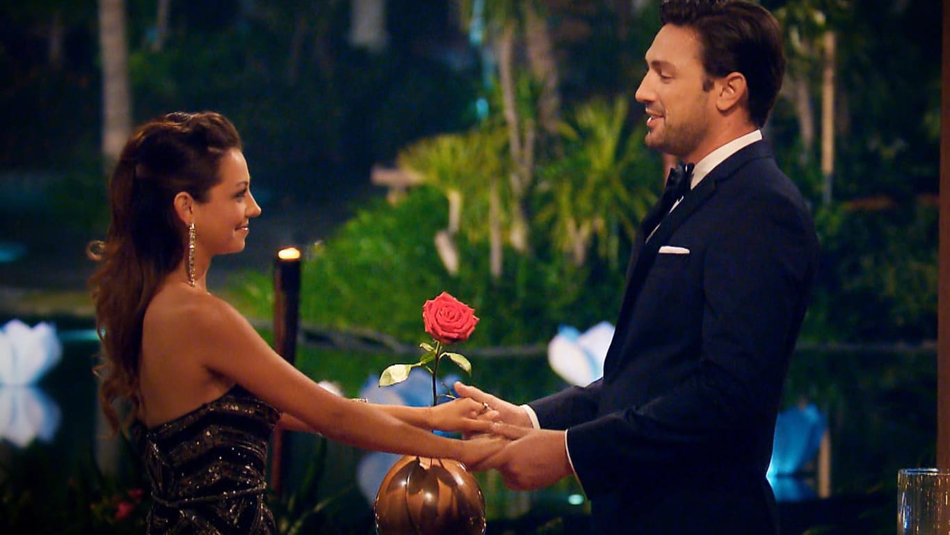 Daniel verteilte seine letzte Rose an Kristina.