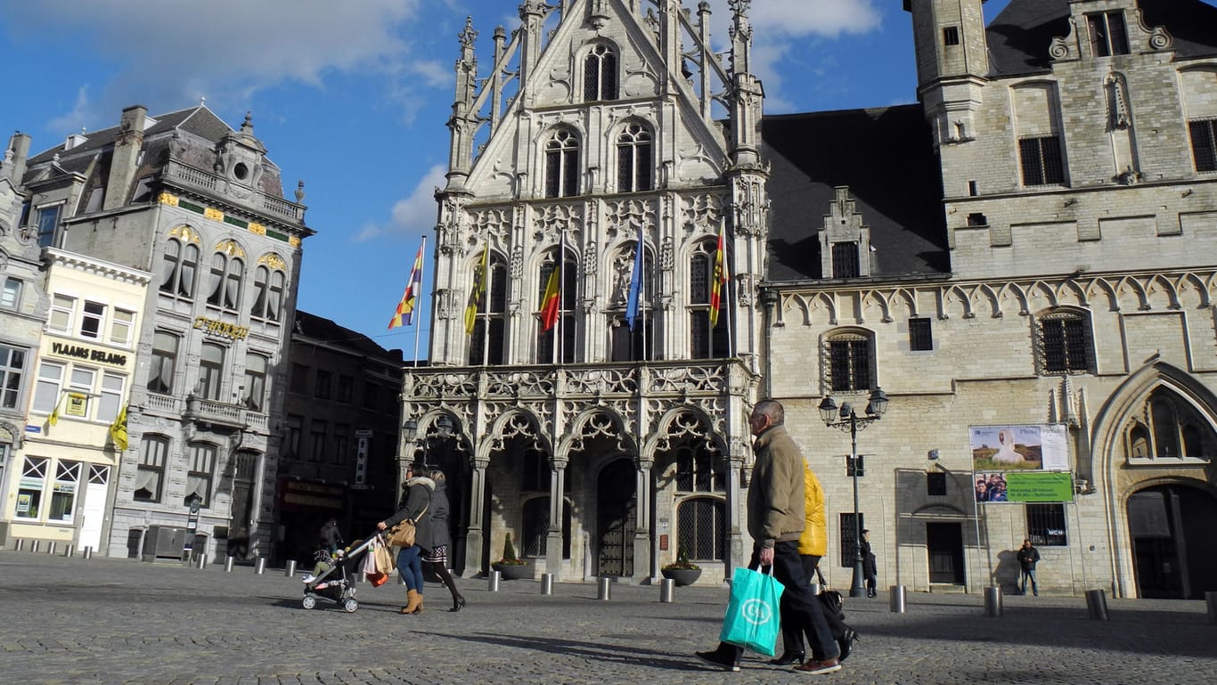 Der Marktplatz von Mechelen: Statt einem Drittel stimmten zuletzt noch acht Prozent der Wähler für eine rechte Partei.
