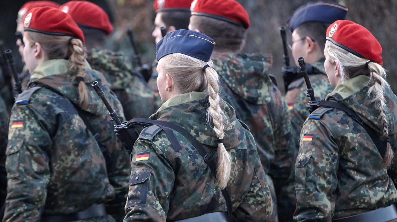 Soldatinnen der Bundeswehr in Diez (Rheinland-Pfalz): Rekordzahl an Soldatinnen in der Bundeswehr.