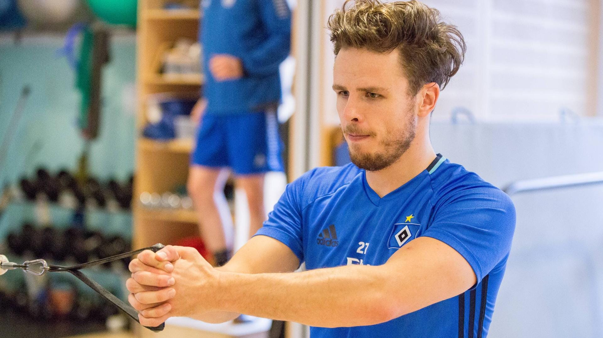 Nicolai Müller: Der Flügelstürmer fehlt dem HSV seit dem 1. Spieltag verletzt. Nicolai Müller: Der Flügelstürmer fehlt dem HSV seit dem 1. Spieltag verletzt.