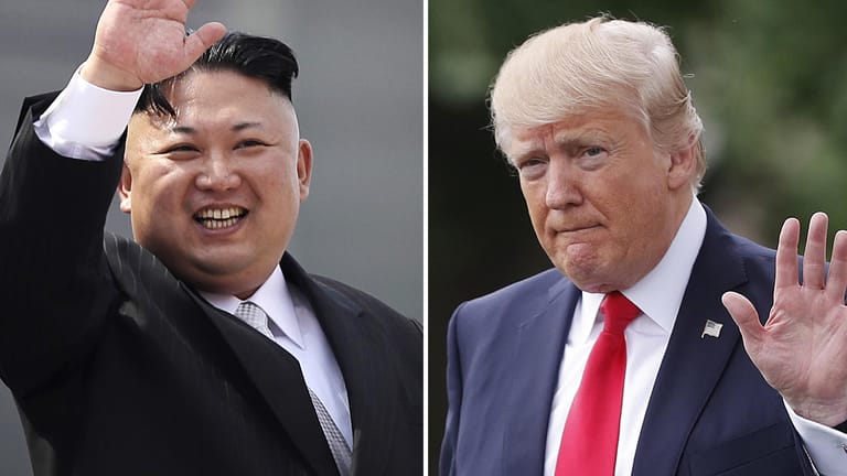 Kim Jong Un und Donald Trump: Bis Ende Mai wollen sich die beiden treffen.