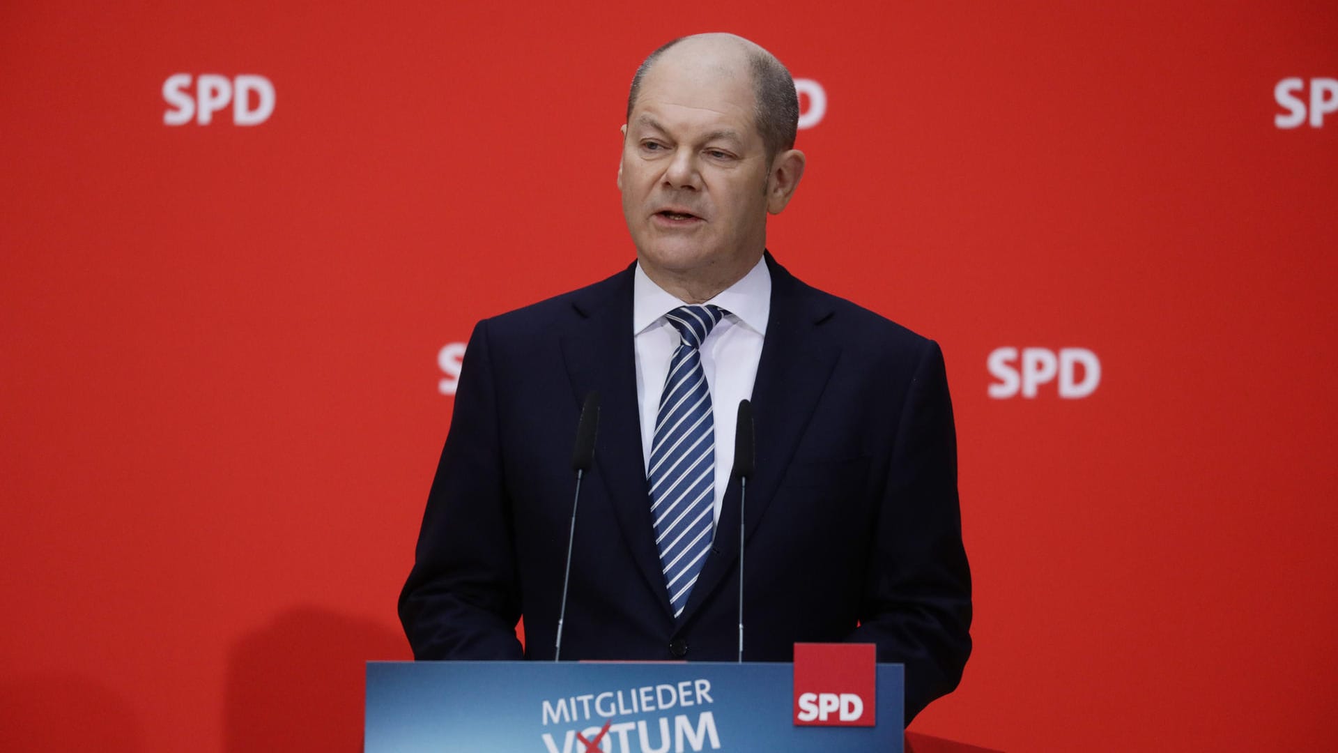 Olaf Scholz: zur Zeit noch kommissarischer SPD-Vorsitzende und Erster Bürgermeister von Hamburg.