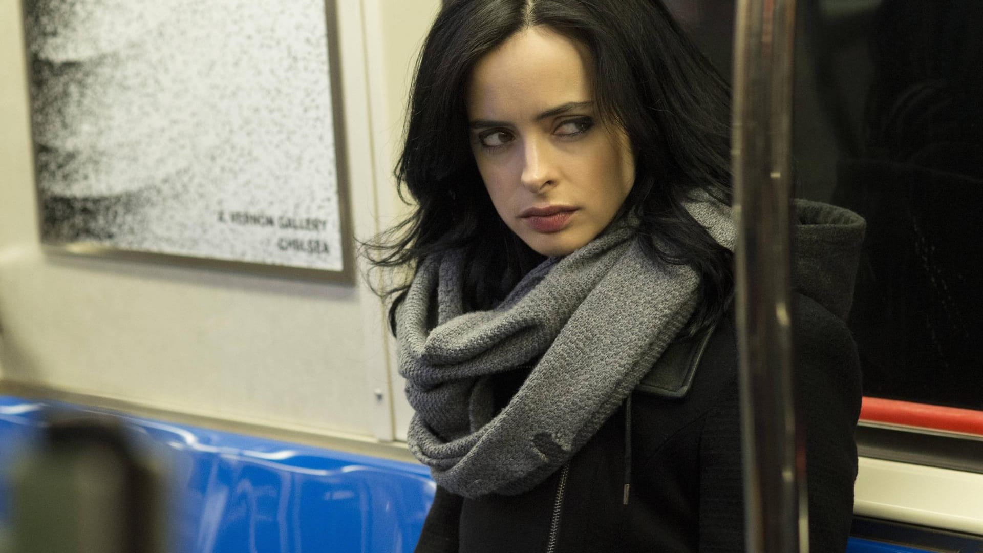 Saufen, Rauchen und Fluchen: Jessica Jones (Krysten Ritter), die etwas andere "Marvel"-Superheldin.