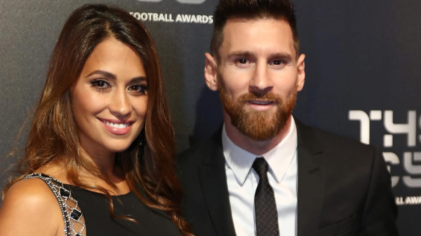 Antonella Roccuzzo und Lionel Messi: Die beiden freuen sich über die Geburt ihres dritten Kindes.