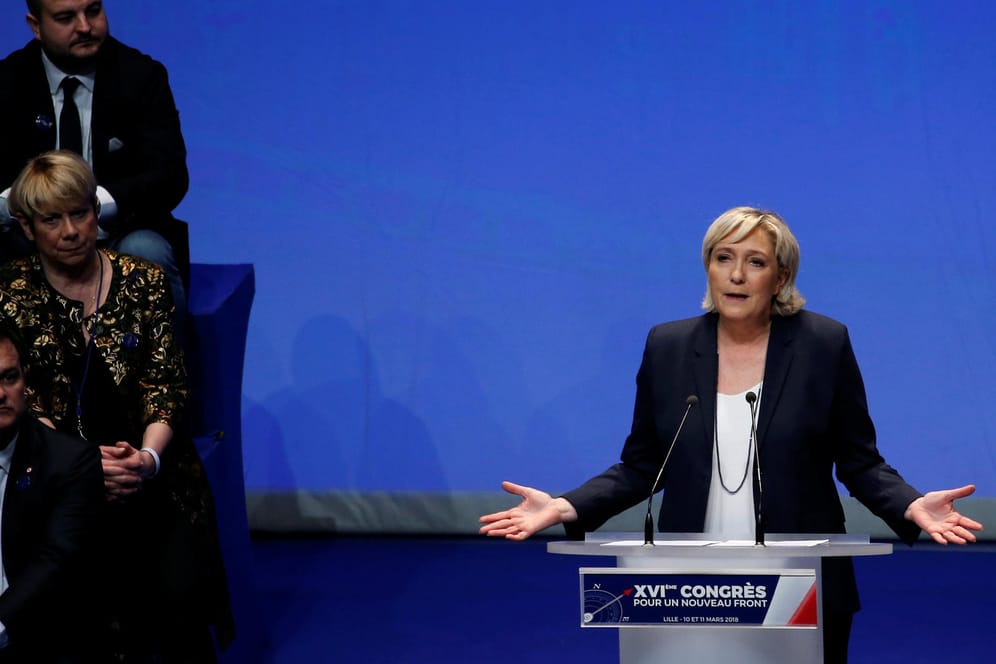 FN-Chefin Marine Le Pen: Neuer Anlauf auf die Mehrheit in Frankreich.