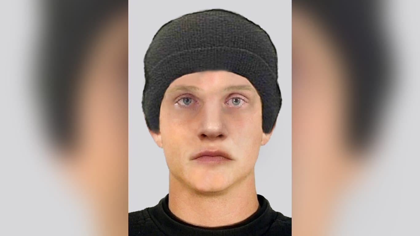 Die Polizei in Baden-Württemberg hat ein Phantombild des Angreifers von Heidelberg veröffentlicht.