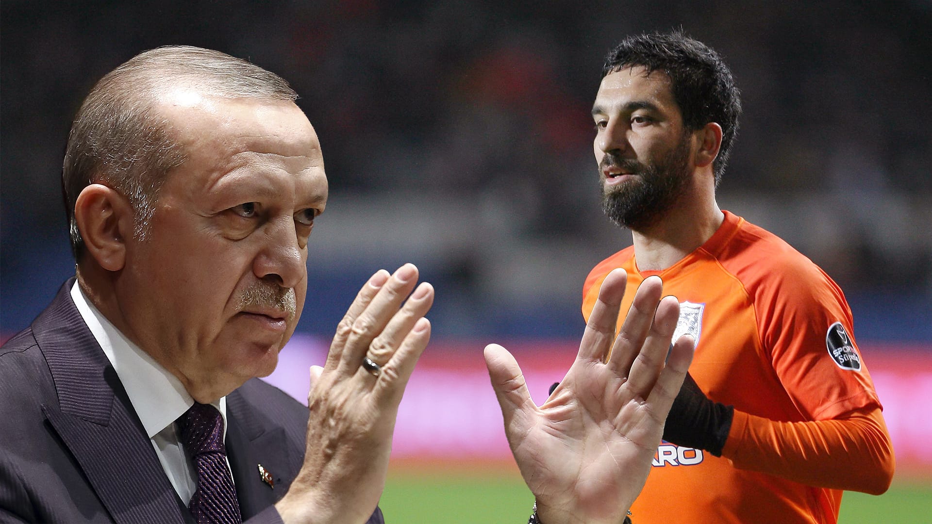 Gute Freunde: Präsident Recep Tayyip Erdogan (l.) und Nationalspieler Arda Turan.