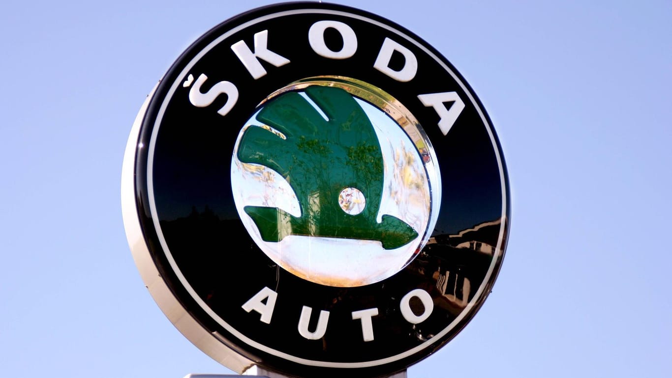 Das Markenzeichen des tschechischen Automobilherstellers Skoda.