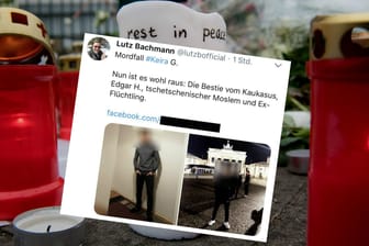 "Bestie vom Kaukasus": Lutz Bachmann verbreitete Fotos und Link zur Facebookseite eines unbeteiligten Schülers. Jetzt prüft der Staatsschutz beim LKA seinen Tweet.