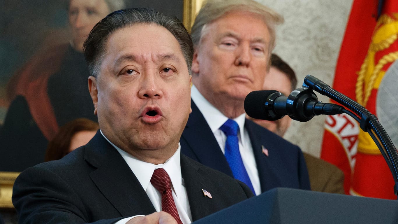 Broadcom-Chef Hock Tan und US-Präsident Donald Trump