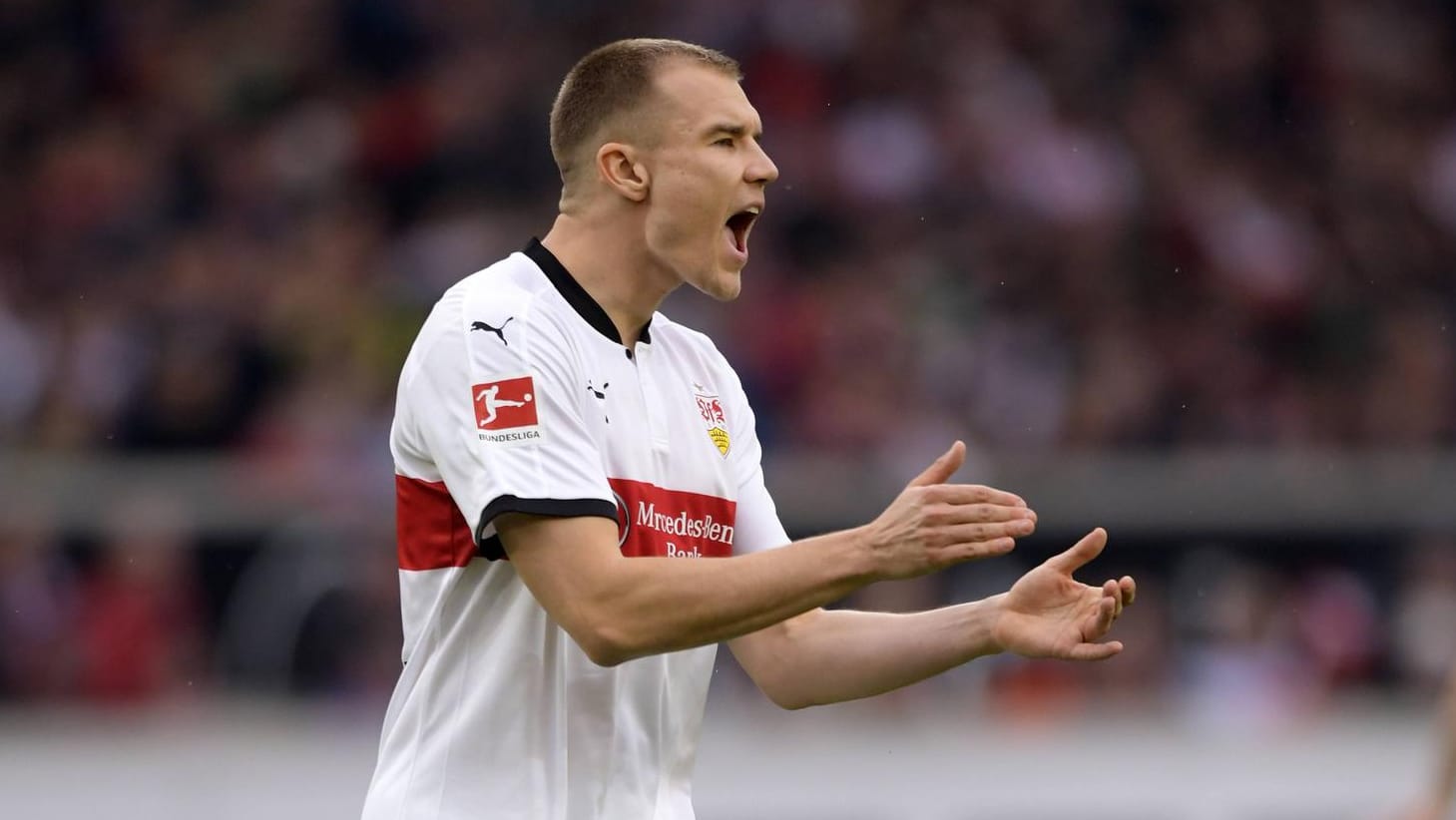 Holger Badstuber im Stuttgart-Dress: Seit August spielt er für den VfB, hat seitdem 19 Einsätze auf dem Konto. Doch nach der Saison könnte Schluss sein.