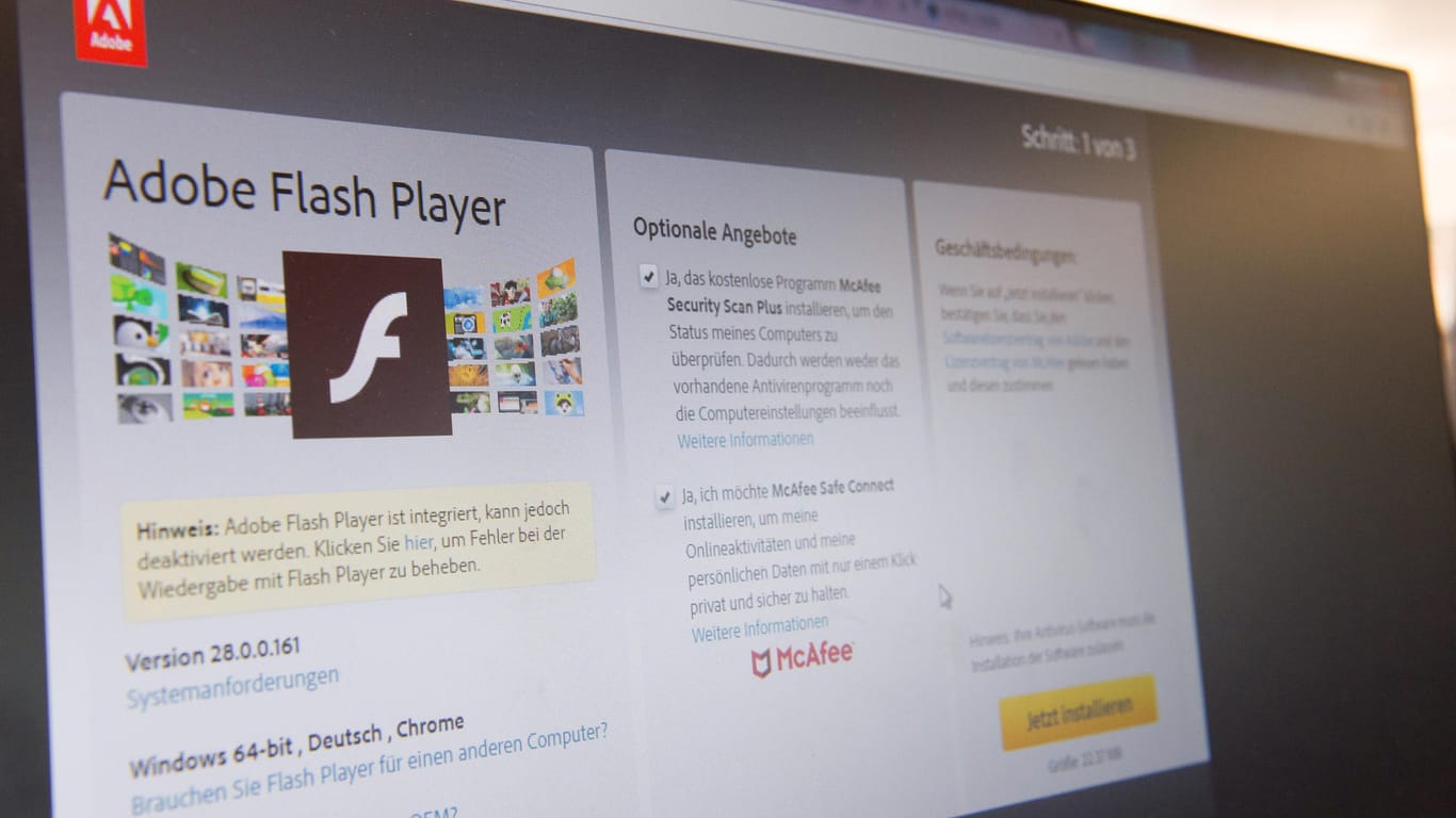 Der Adobe-Flashplayer ist fast auf jedem Computer installiert: Eigentlich geht es ja auch ohne, der Player kann mit den neuen Standards nicht mehr mithalten.