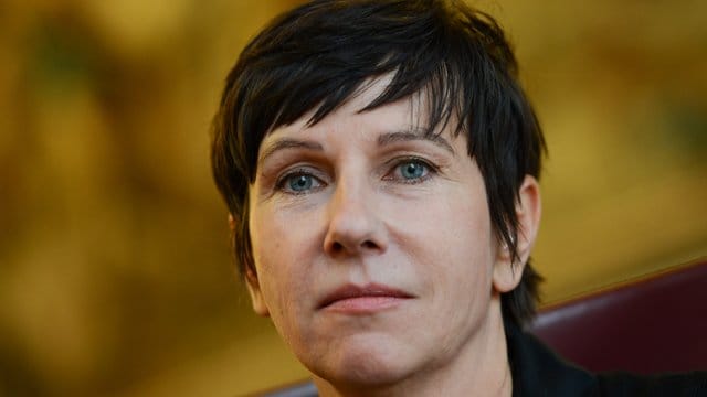 Angelika Klüssendorf bei der Verleihung des Deutschen Buchpreises 2014 im Römer.