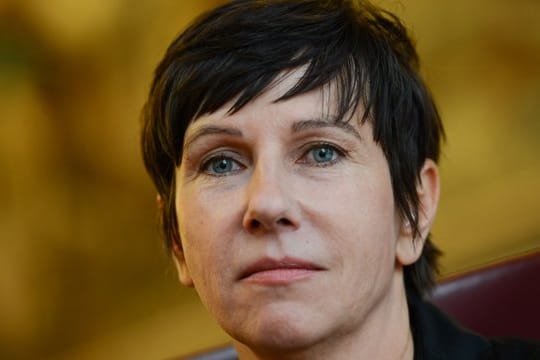 Angelika Klüssendorf bei der Verleihung des Deutschen Buchpreises 2014 im Römer.