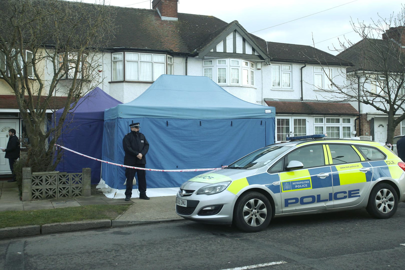 Das Wohnhaus in London: Hier wurde der russische Exilant stranguliert aufgefunden.