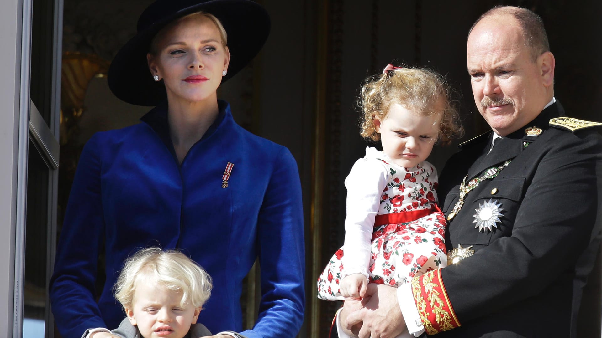 Charlène und Albert mit Jacques und Isabella: Die Zwillinge sind im Dezember drei Jahre alt geworden.