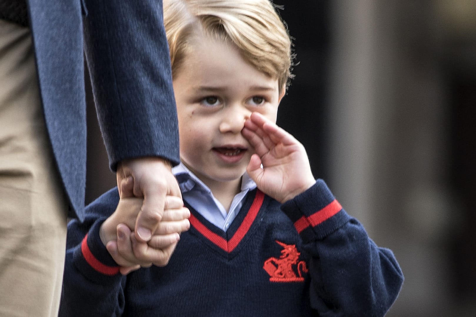 Prinz George: Der Mini-Royal hat offenbar schon genaue Zukunftspläne im Kopf.