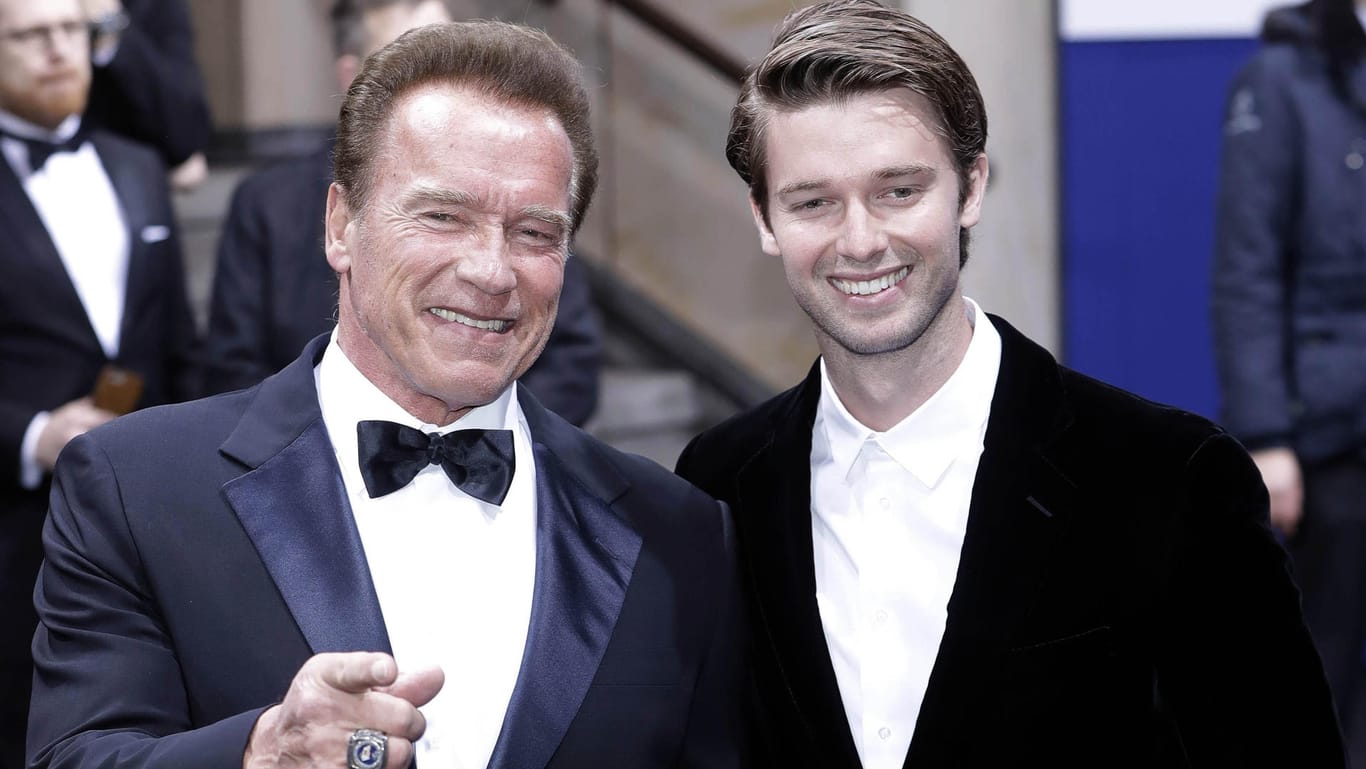 Arnold und Patrick Schwarzenegger: Vater und Sohn verstehen sich gut.