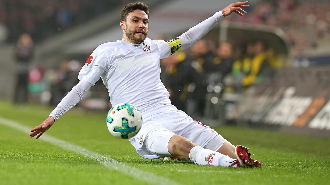 Könnte bald für den BVB die Linie entlanggrätschen: Jonas Hector, der mit dem 1. FC Köln 2014 in die Bundesliga aufstieg und dort 110 Partien absolvierte.