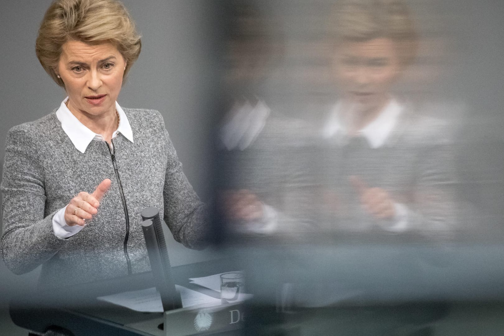 Verteidigungsministerin Ursula von der Leyen (CDU) am Mittwoch im Bundestag: "Russland muss seinen Teil zur Aufklärung beitragen."