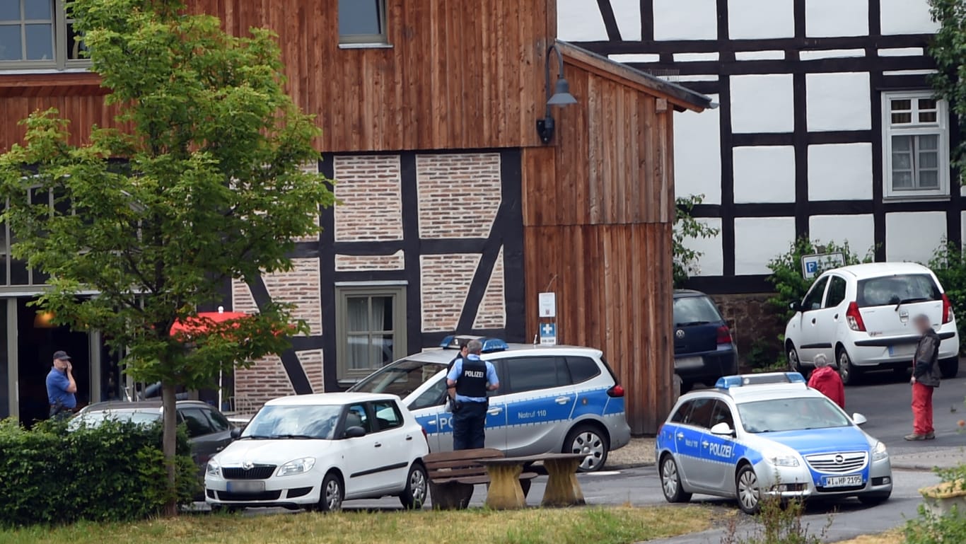 Der Tatort nach der Entführung im Juni 2015: Aus dieser Wohngemeinschaft für Behinderte im hessischen Schlitz wurde Markus Würth entführt.