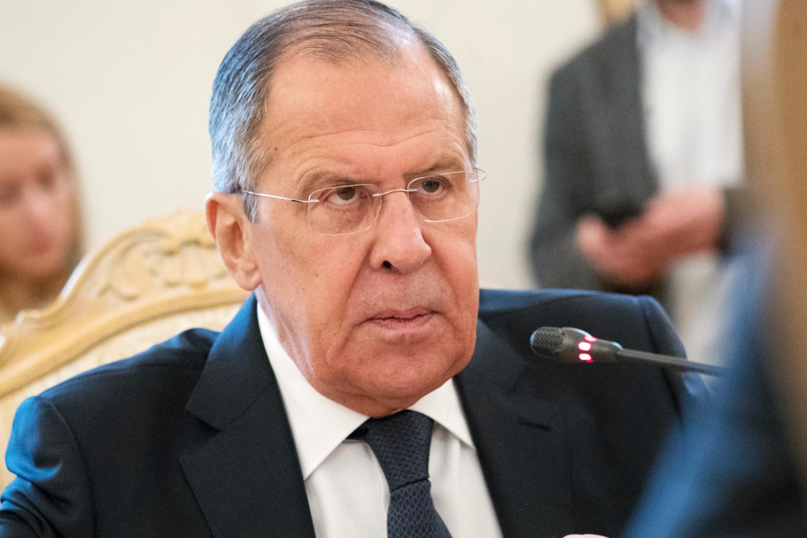 Russlands Außenminister Sergej Lawrow: Moskau will britische Diplomaten ausweisen.