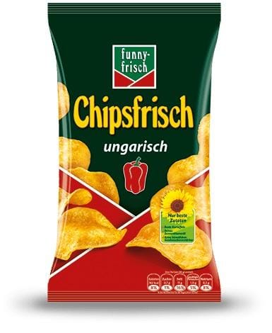 Das Produkt Chipsfrisch ungarisch 175 Gramm mit der Chargennummer LGQ 07 E 25.06.2018 wird zurückgerufen.