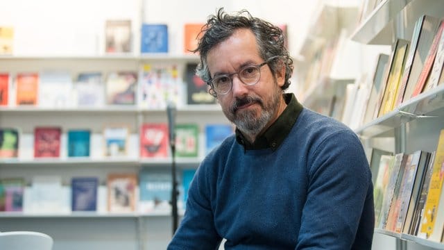 Der brasilianische Autor und Journalist Bernardo Carvalho auf der Leipziger Buchmesse.