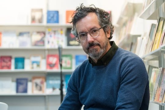 Der brasilianische Autor und Journalist Bernardo Carvalho auf der Leipziger Buchmesse.