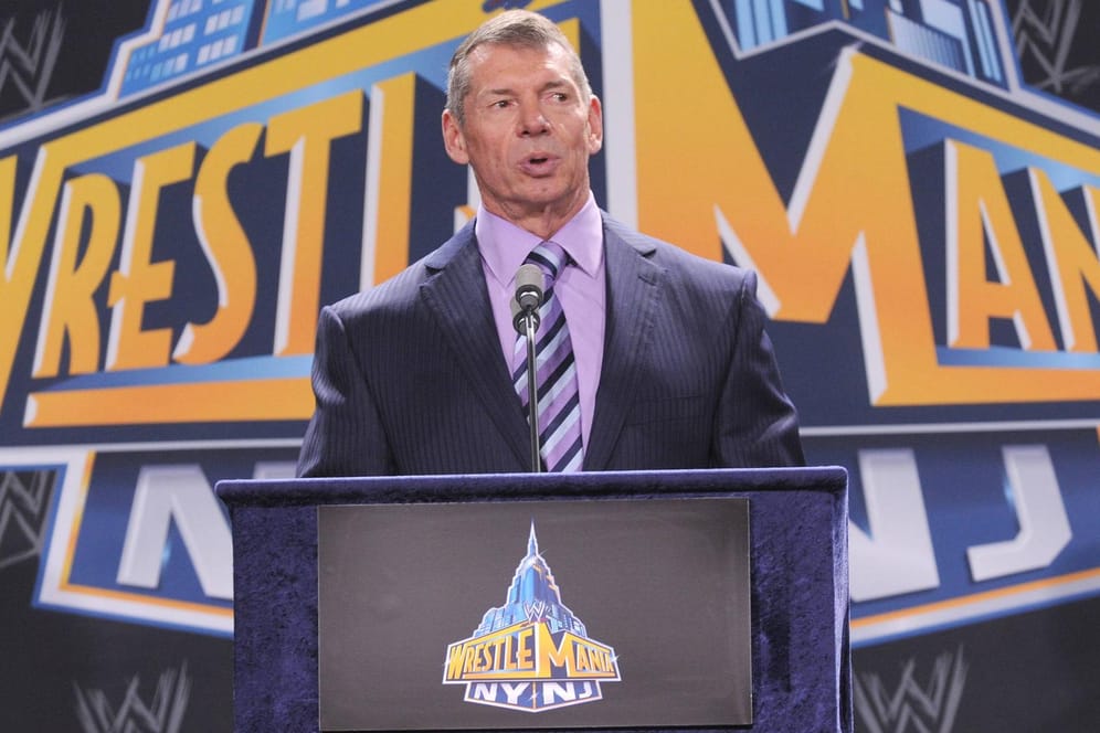 Wrestling-Macher: WWE-Boss Vince McMahon auf der Bekanntgabe der letzten WrestleMania in New York 2012.