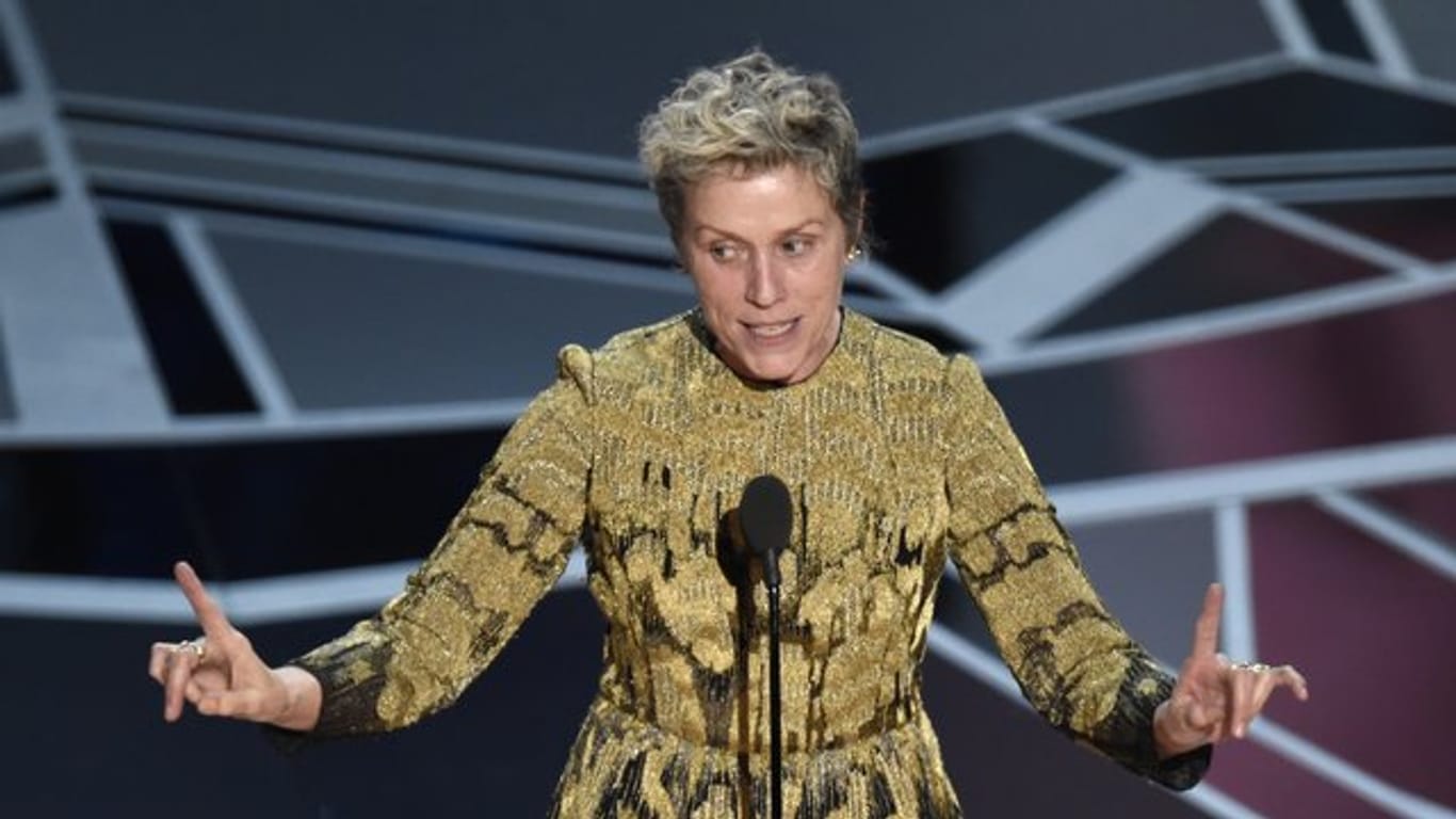 Frances McDormand spricht bei den Oscars: "Es gibt kein Zurück mehr.