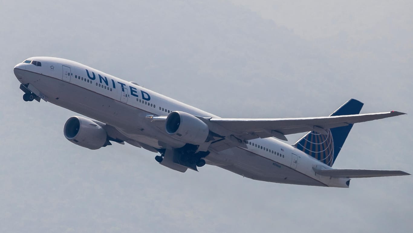 Boeing 777 von United Airlines: Schon wieder Vorfall mit einem Hund.
