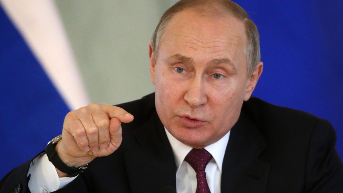 Russischer Präsident Wladimir Putin: 23 britische Diplomaten müssen nach der Krise um den Giftanschlag auf einen Ex-Spion Russland verlassen.