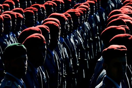 Rekruten der Bundeswehr.