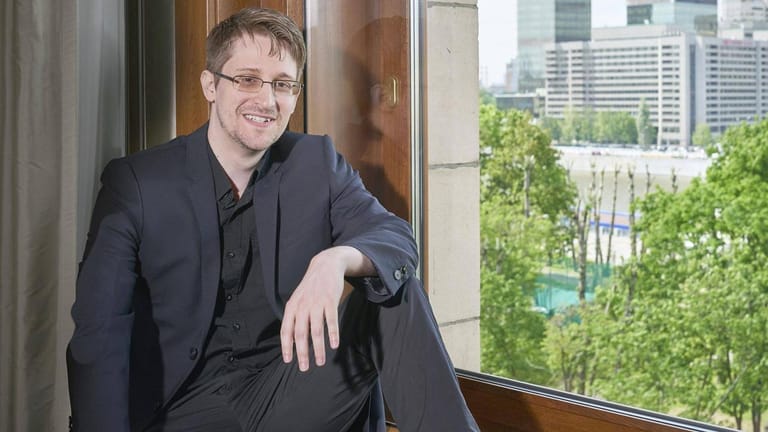Whistleblower Edward Snowden im Mai 2017 in Moskau: "Er hat das absolut Richtige getan".