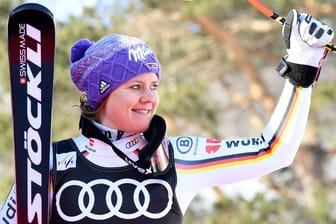 Bei Olympia ohne Medaille, im Weltcup obenauf: Viktoria Rebensburg.
