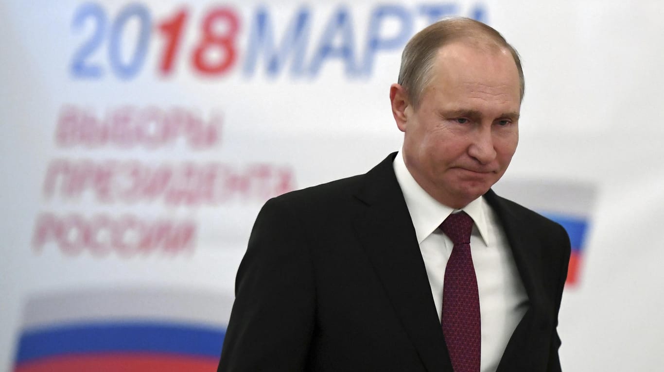 Wahlgang: Zum vierten Mal kandidierte Wladimir Putin für das Präsidentenamt.