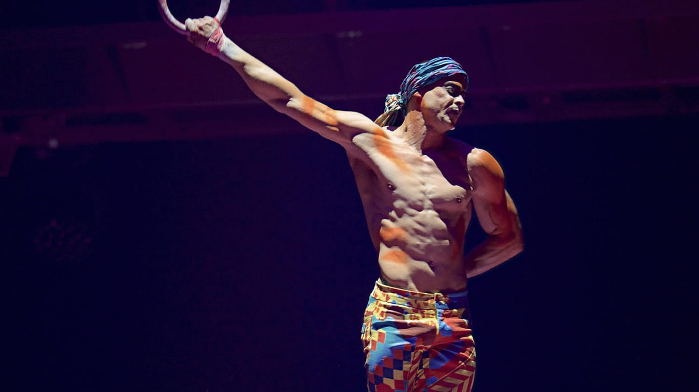 Yann Arnaud bei einer Show in Toronto: Der Artist des Cirque du Soleil verunglückte während einer Aufführung.