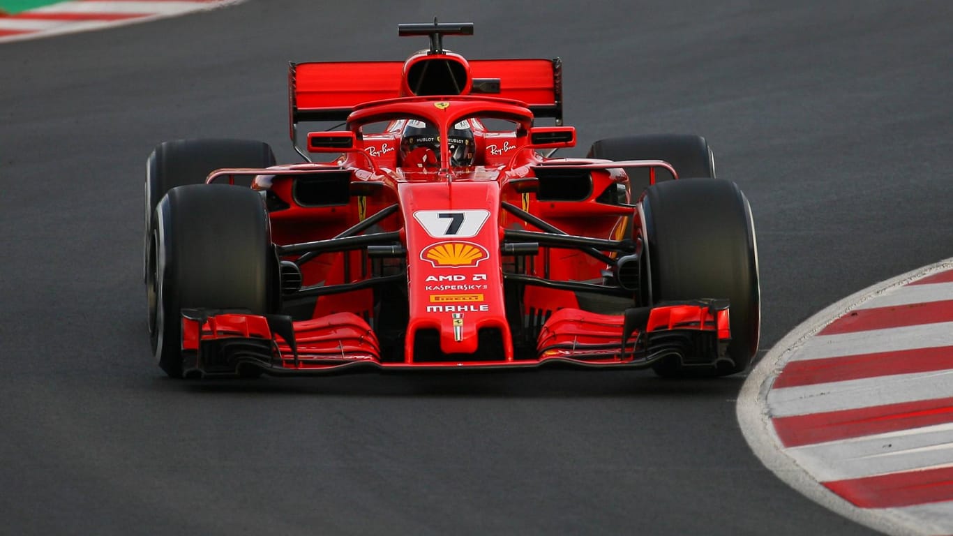 Der diesjährige Ferrari (2018).