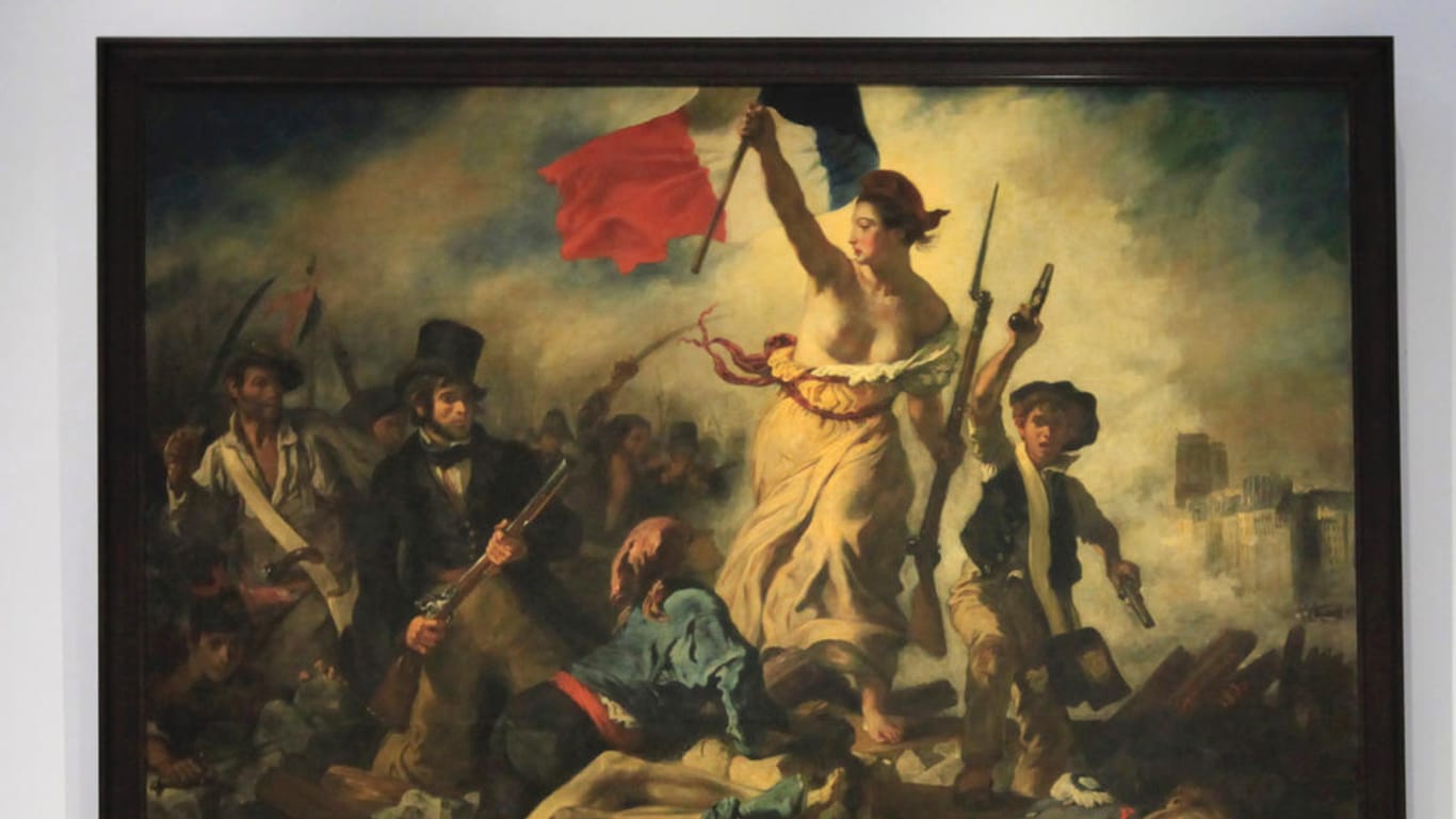 "Die Freiheit führt das Volk" von Eugene Delacroix: Auf Facebook wurde das berühmte Gemälde zensiert.