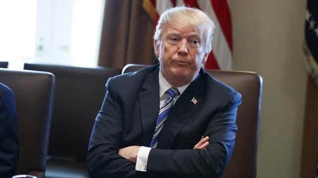 Nicht erfreut über Sonderermittler Mueller: Donald Trump im Weißen Haus. Nicht erfreut über Sonderermittler Mueller: Donald Trump im Weißen Haus.