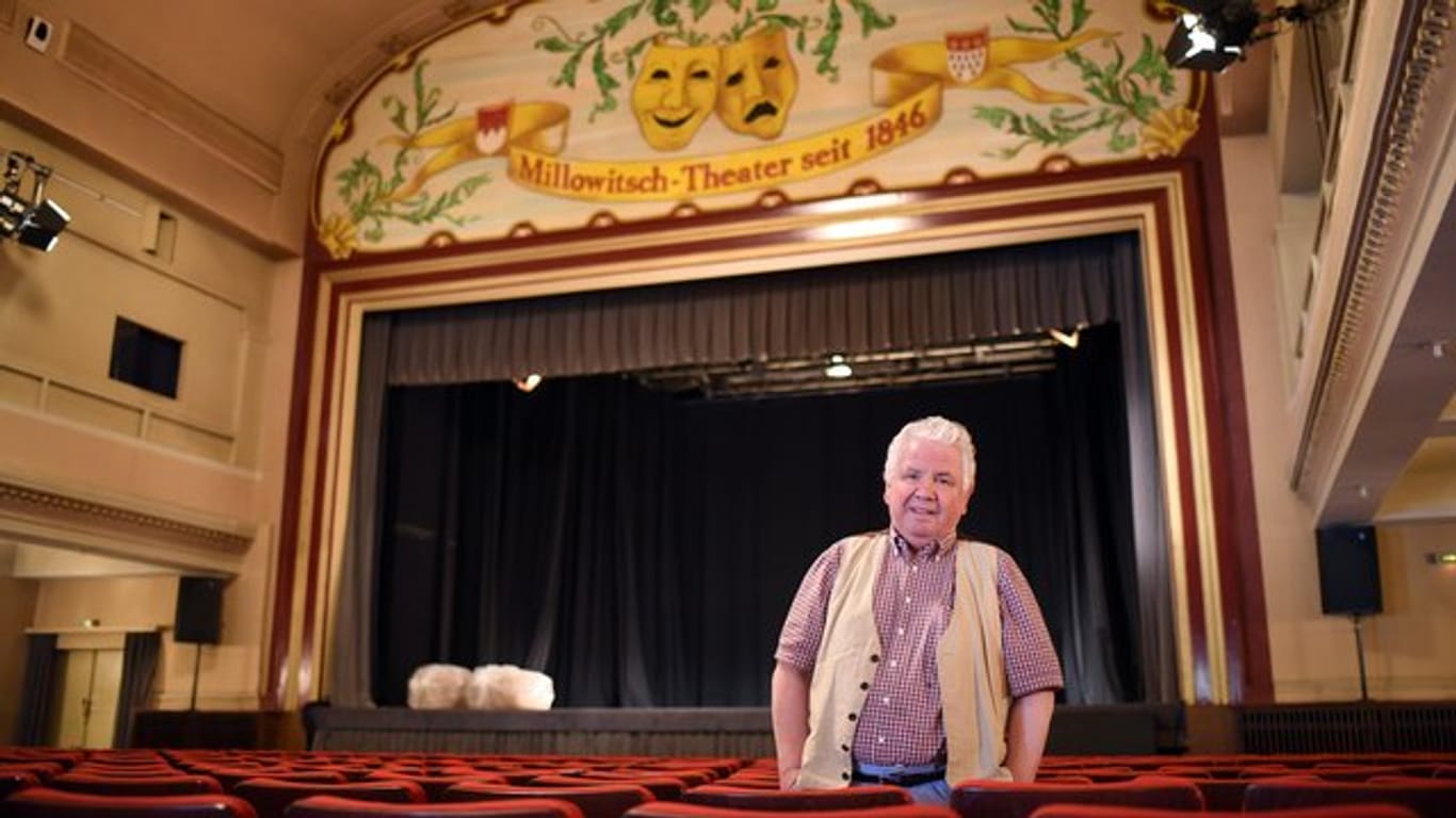 Der Schauspieler Peter Millowitsch im Millowitsch-Theater.