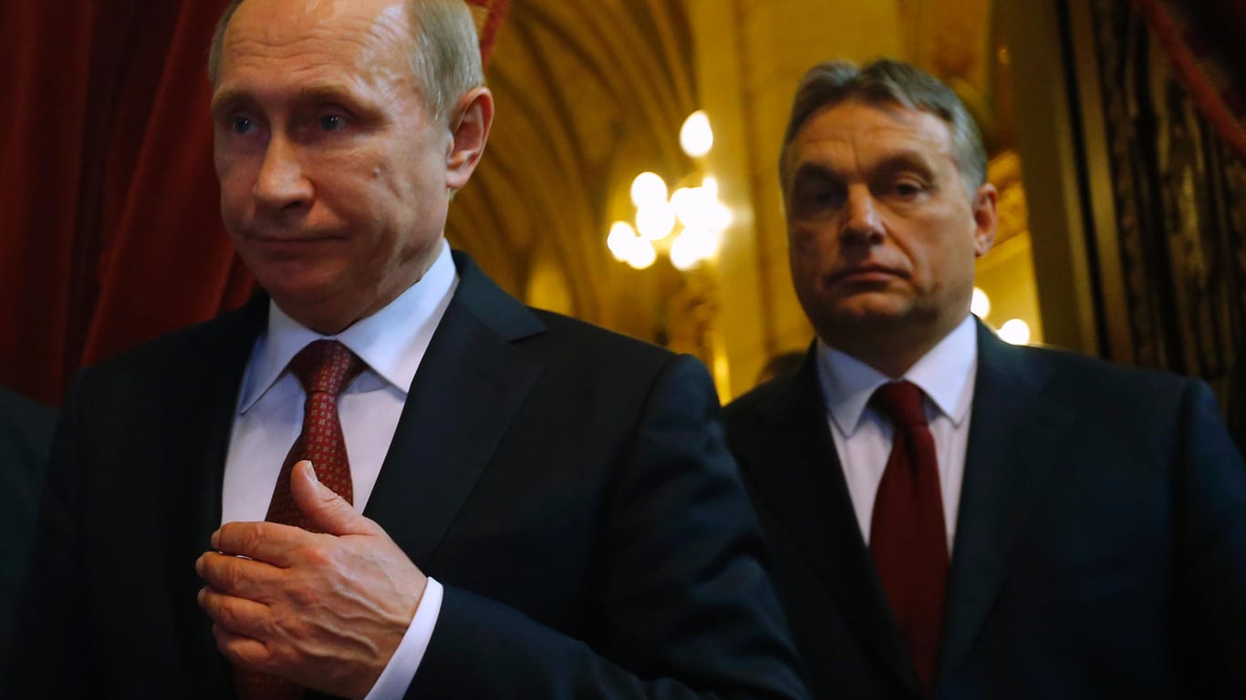Putin und Orbán: Die Nähe Ungarns zu Putins Russland ist bekannt – weniger öffentlich waren die Kontakte von Orbán-Vertrauten zum FSB.
