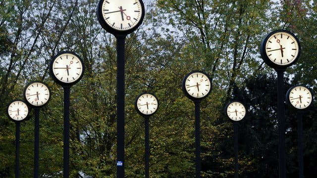 Zeitfeld in Düsseldorf. Zeitfeld in Düsseldorf.
