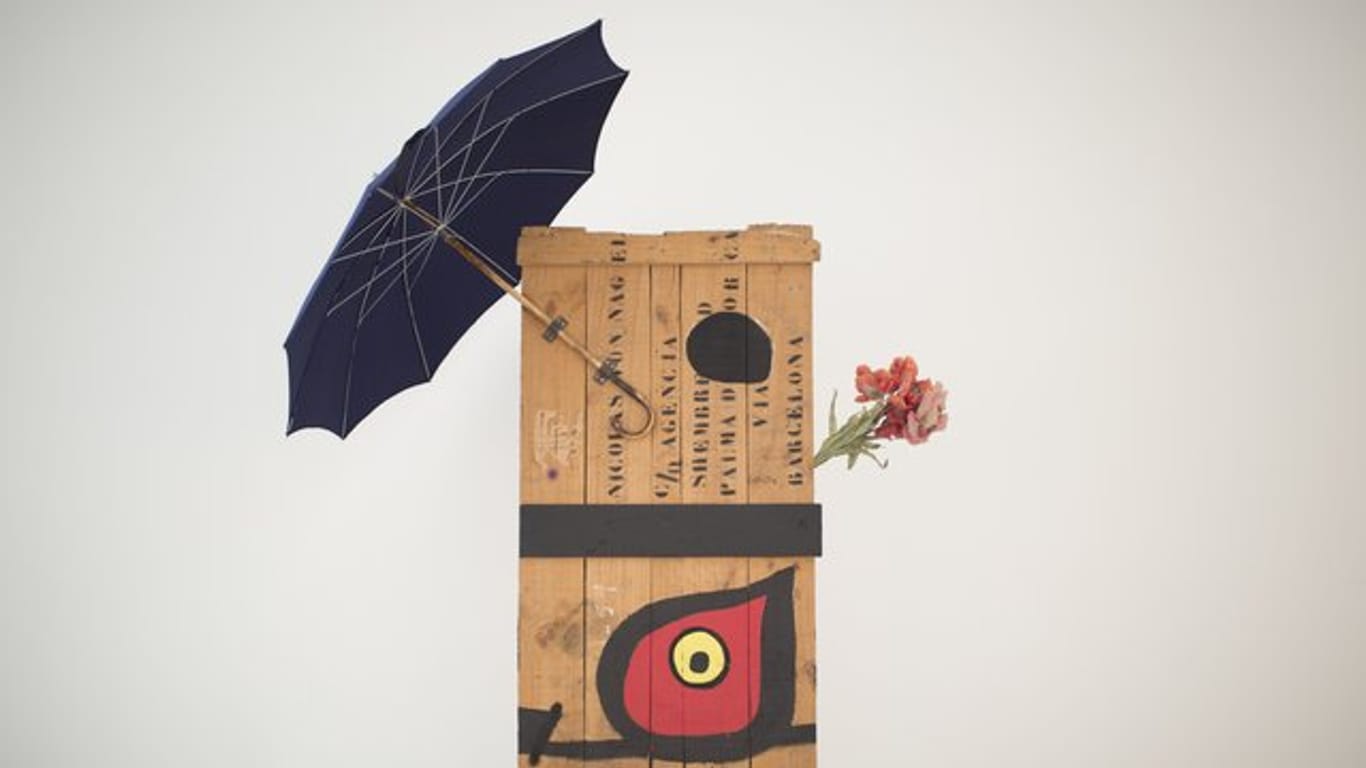 Joan Miró, L'Oeil attire les diamants (Das Auge lockt die Diamanten an), 1974.