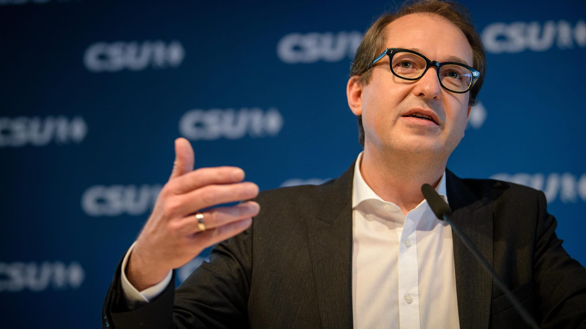 Alexander Dobrindt: Für den CSU-Landesgruppenchef gehört der Islam nicht zu Deutschland.