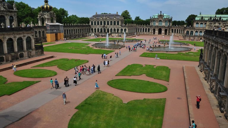 Dresden: Der Zwinger zählt zu den wichtigsten Sehenswürdigkeiten in der Elbestadt.