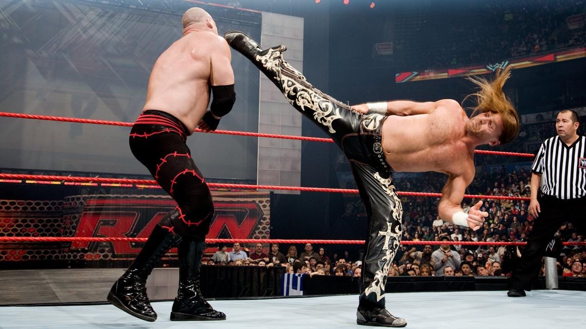Michaels (r.) stand bis 2010 im Ring und gilt als einer der größten WWE-Superstars aller Zeiten.