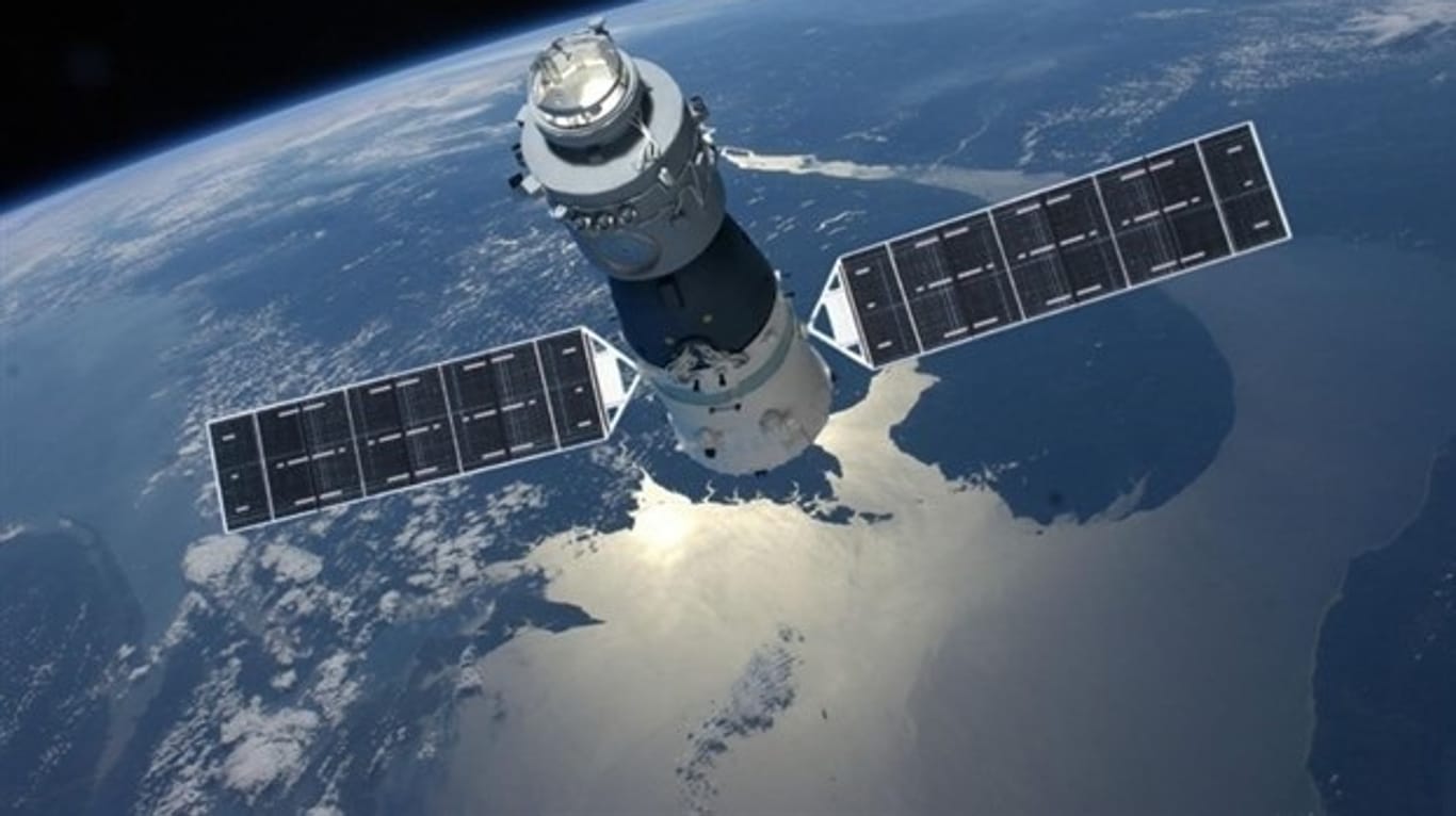 Das chinesische Raumlabor "Tiangong 1" verliert seit 2016 an Höhe und wird vermutlich Anfang April auf der Erdoberfläche einschlagen.
