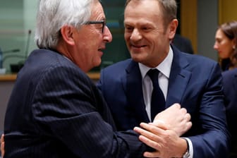 EU-Präsident Jean-Claude Juncker und EU-Ratspräsident Donald Tusk: zahlreiche Konfliktthemen.